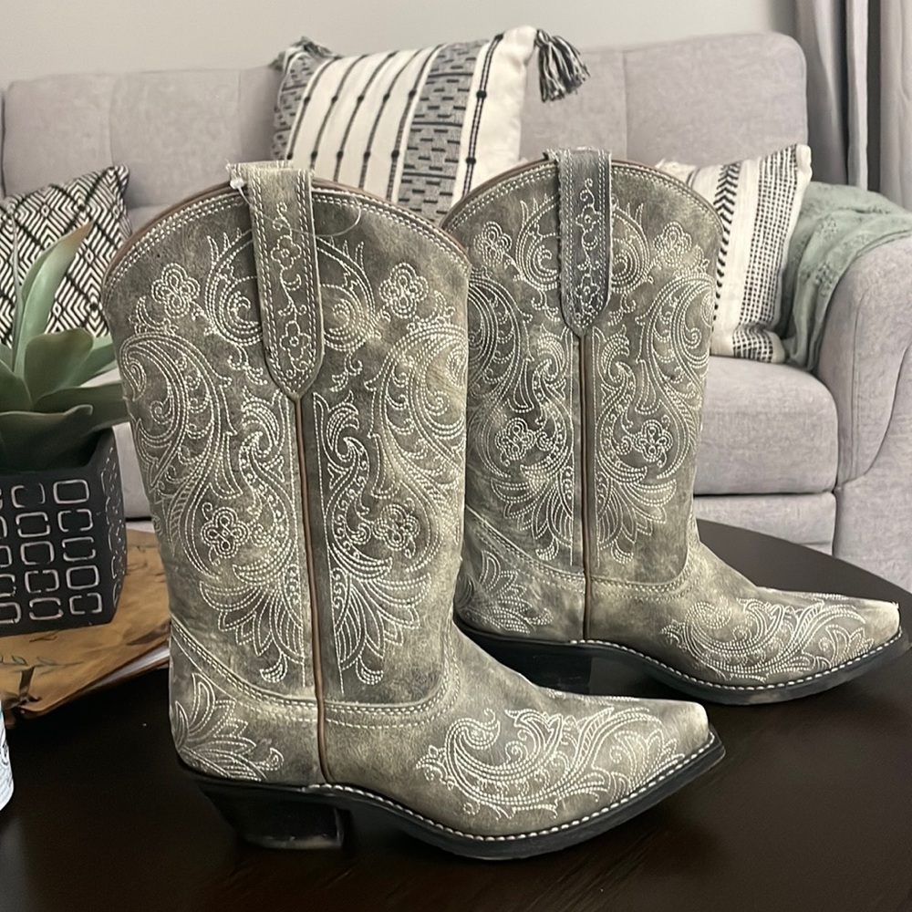 Rocking Country Genuine Leather Western Boots